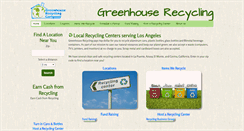 Desktop Screenshot of greenhouserecycling.com